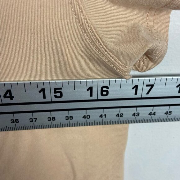 Lululemon Pleats and Thank You Peach Short Sleeve Crop Top‎ Size 4 Tee 2020 Tee - Picture 8 of 11